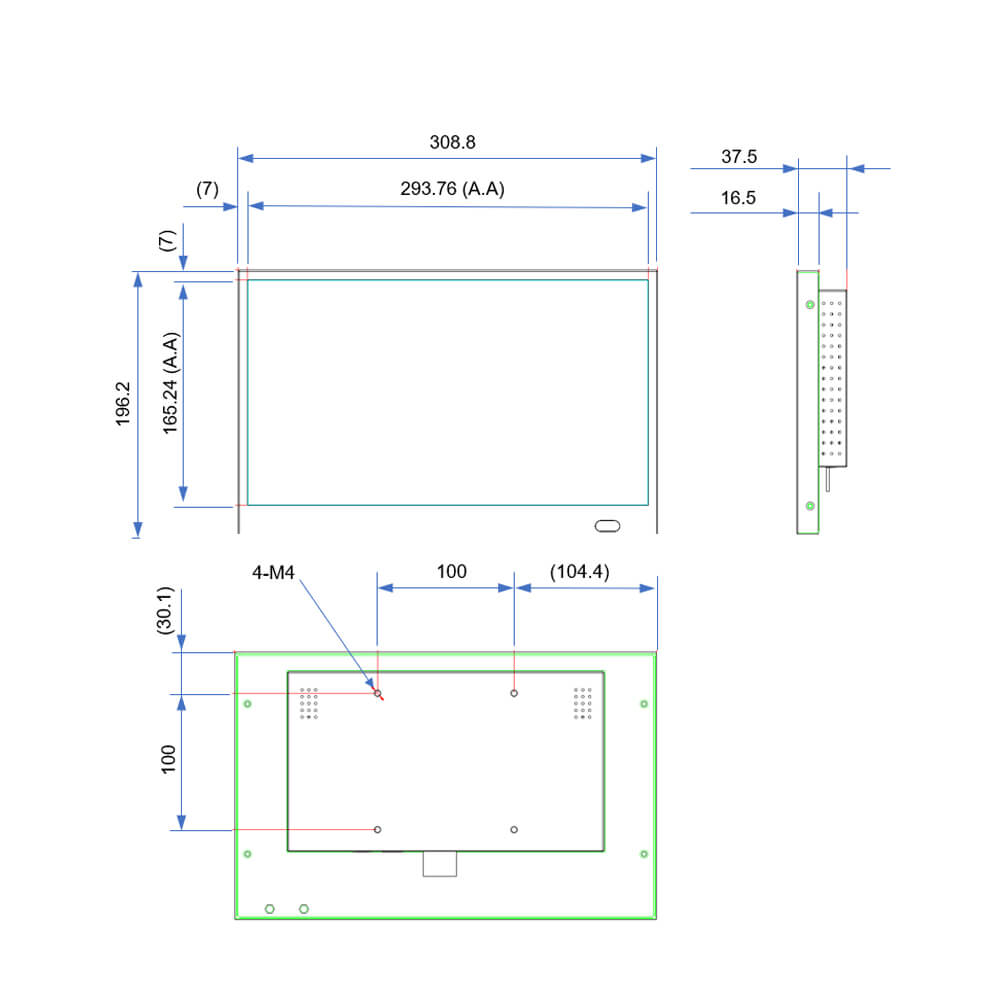 13.3" LCD Signage