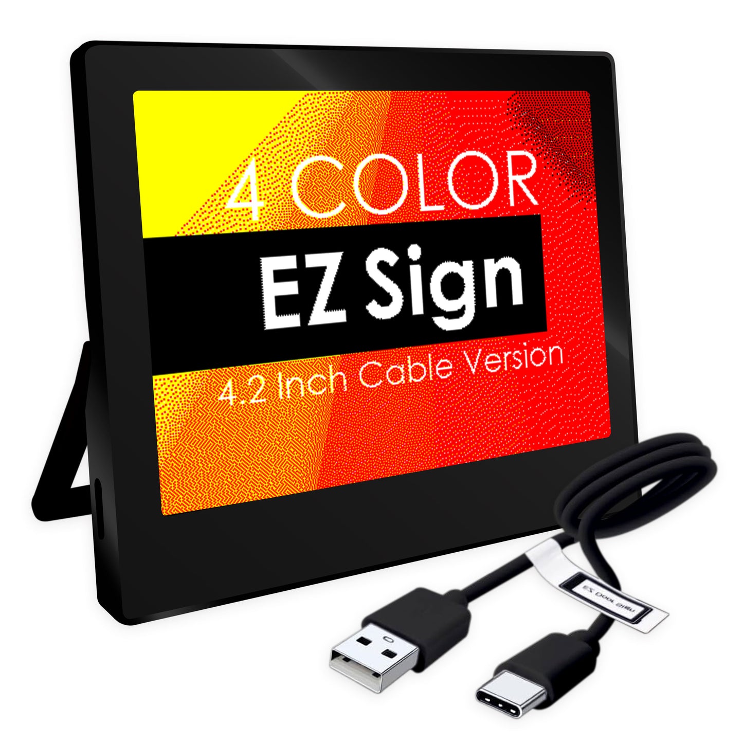 EZ Sign 【USBタイプ】4.2インチ 4色表示 E-paper Display(電子ペーパーディスプレイ)