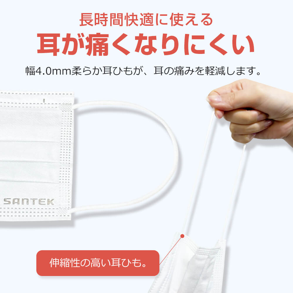 不織布マスク 50枚入り 白(Mサイズ/旧パッケージ)