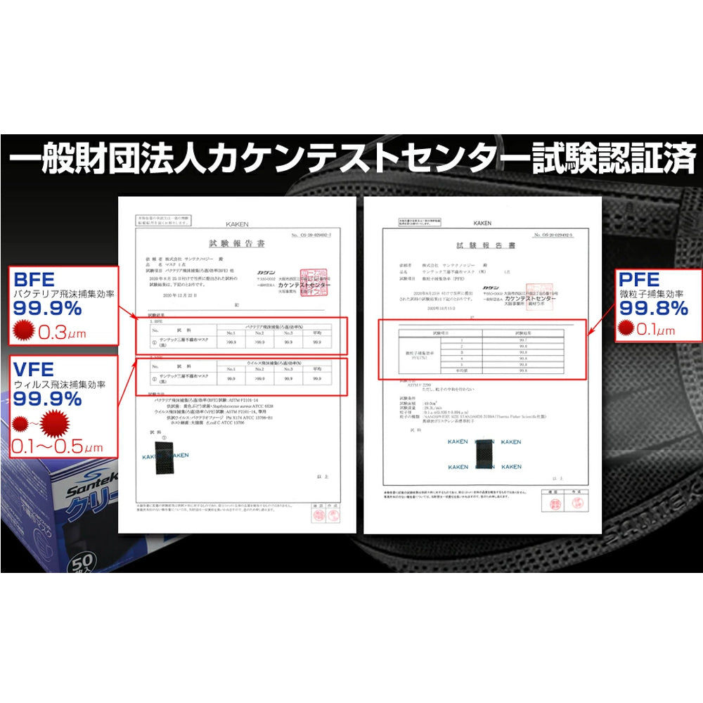 黒マスク 1箱50枚入り(旧パッケージ)
