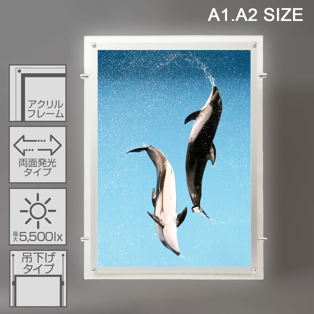 Acrylic Frame LED Light Panel - Both Sides