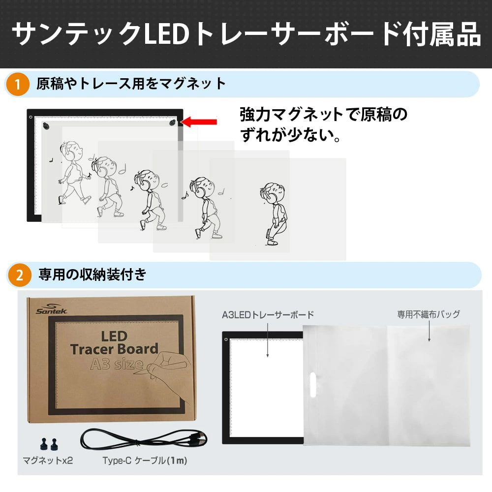 目に優しい LEDトレーサーボード(A3)