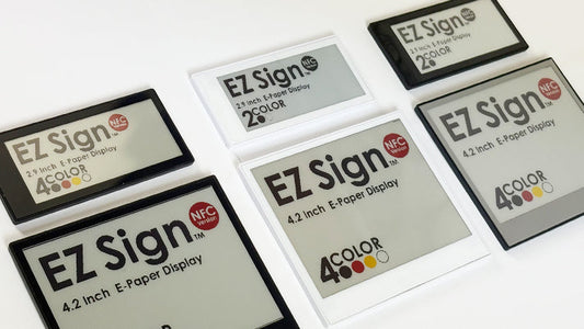 【徹底比較】EZ Sign NFCモデル「2色表示タイプ」と「4色表示タイプ」の違いと活用シーン