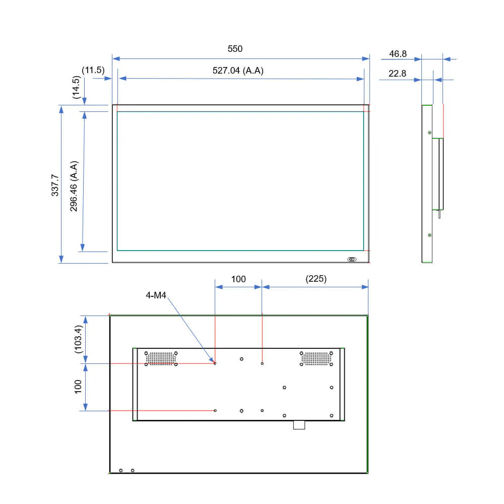 13.3" LCD Signage