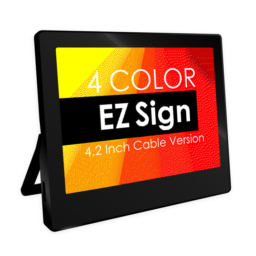 EZ Sign 【USBタイプ】4.2インチ 4色表示 E-paper Display(電子ペーパーディスプレイ) – Santek ...