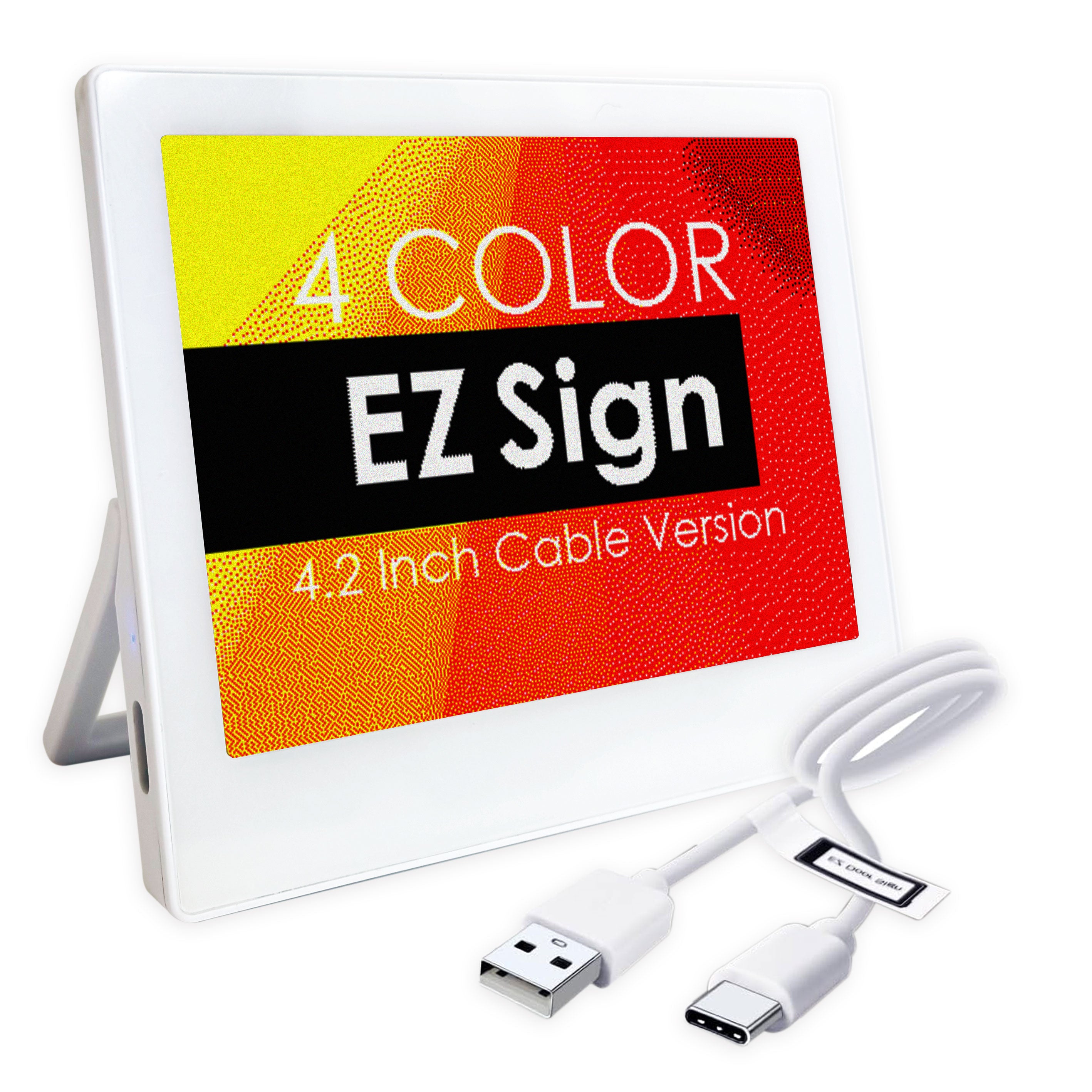 EZ Sign 【USBタイプ】4.2インチ 4色表示 E-paper Display(電子