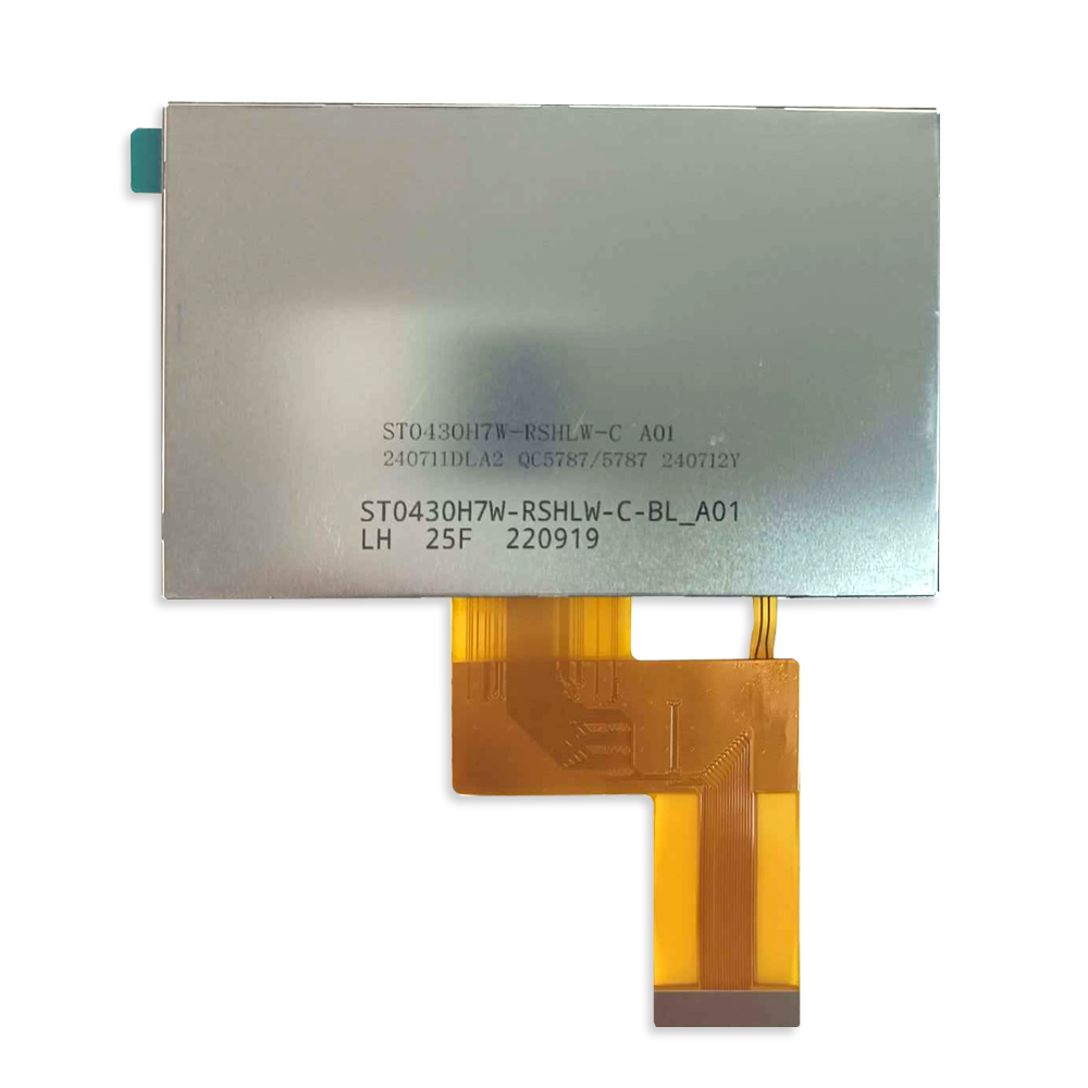 4.3" Ultra High Brightness TFT LCD Module (480 x 272) [ST0430H7W-RSHLW-F] Sunlight Readable