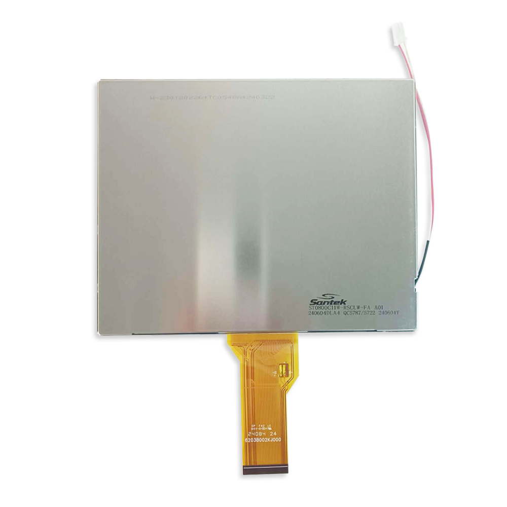 8.0" Ultra High Brightness TFT LCD Module (800 x 600) [ST0800C11W-RSCLW-F] Sunlight Readable